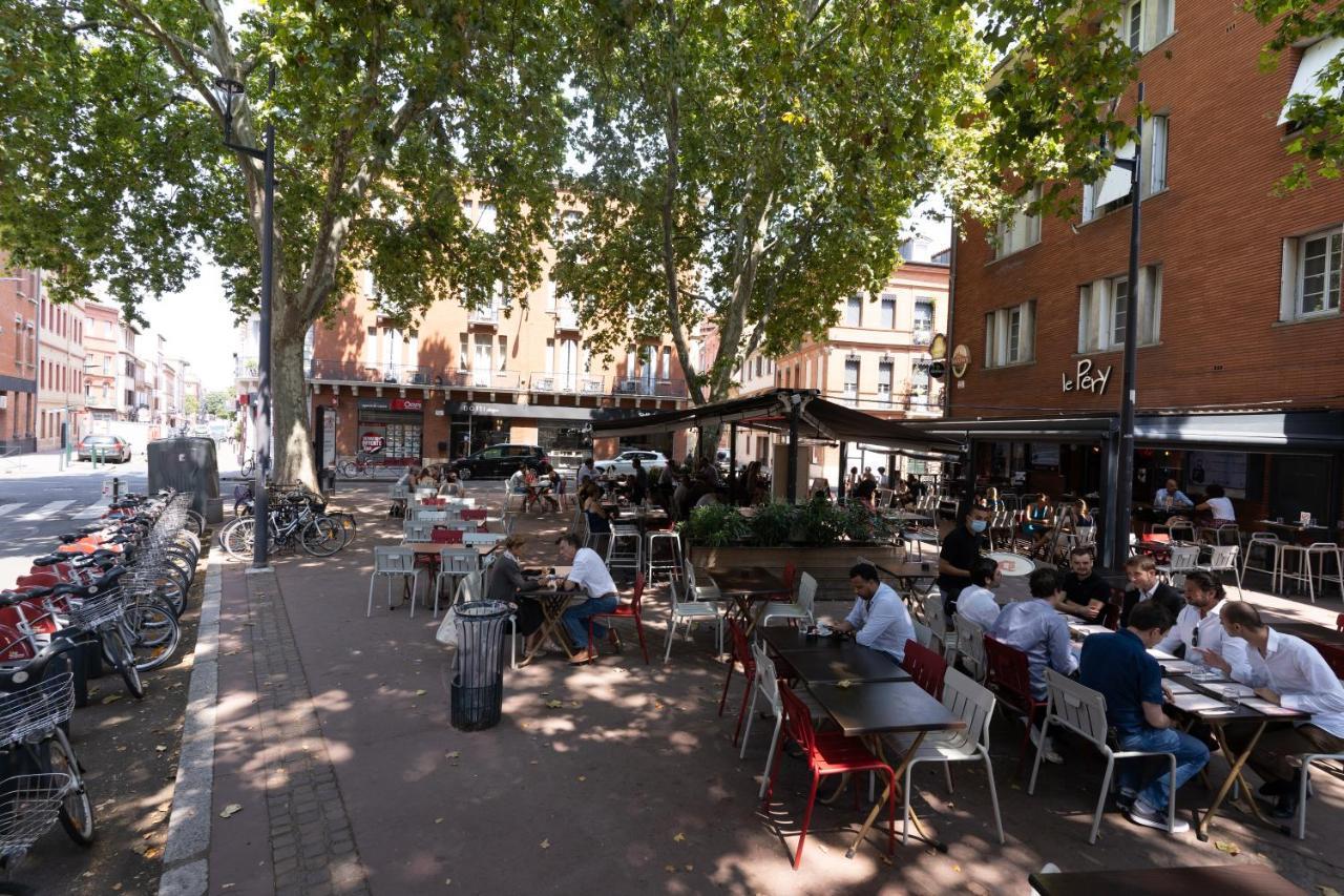 Le Chiné - Patio convivial - Parking - Centre Appartamento Tolosa Esterno foto